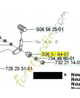 Entretoise 506546401. Pièce de rechange Husqvarna