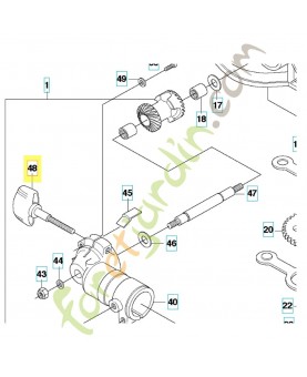 Poignée 537442301. Pièce de rechange Husqvarna