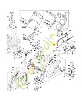 collier de frein 1124-160-5400 stihl