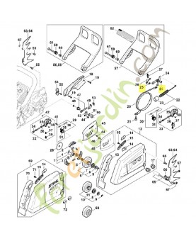 Clips m4 9460-624-0400. Pièce de rechange Sithl 