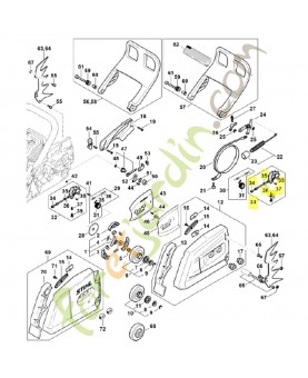 Pompe à huile (course de 1.6 mm) 1124-640-3206. Pièce détachée Stihl / Vicking