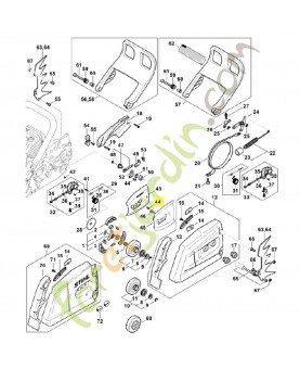 Vis cylindrique is-m 4x8 9022-313-0633. Pièce de rechange Sithl 