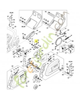Coulisse de tension 1124-640-1900 stihl