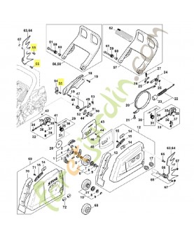 Vis cylindrique m6x16 9022-341-1310. Pièce détachée Stihl / Vicking