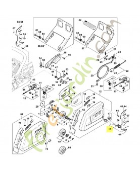 Arrêt de chaîne 1124-650-7700 stihl