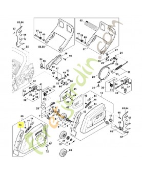 Pièce de protection 1124-656-1505 stihl
