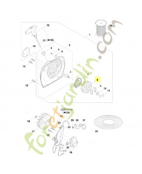 Poulie 1122-195-0400 stihl