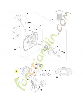 Ecrou 9211-260-1340 stihl