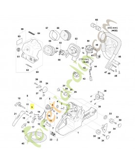 Palier 1124-182-4401. Pièce détachée Stihl / Vicking