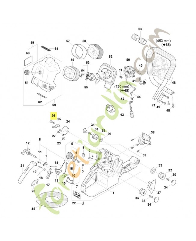 Vis m6x40 Stihl Réf. 9022-341-1400