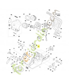 Anneau 1119-791-8400. Pièce détachée Stihl
