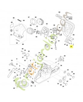 Vis cylindrique isp 6x21.5 9074-478-4475 stihl