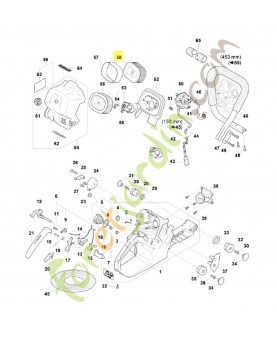 Filtre a air 0000-120-1653. Pièce détachée Stihl / Vicking