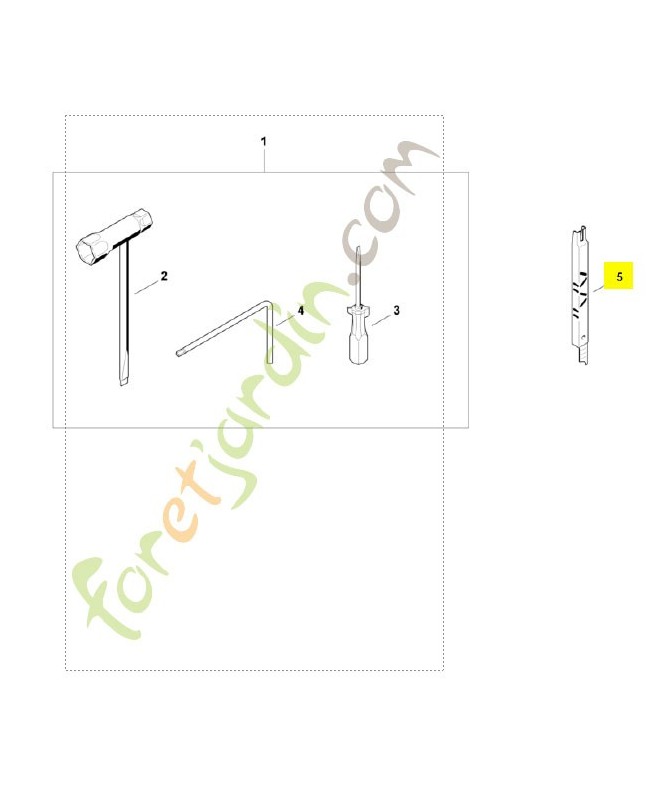 gabarit d'affutage stihl 1110-893-4000 gabarit d'affutage stihl 1110-893-4000