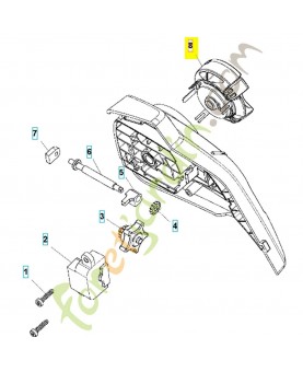 Bouton 591471101. Pièce détachée Husqvarna