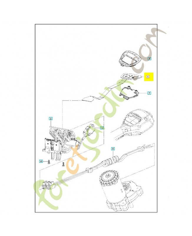 Clé de blocage 582453401. Pièce détachée Husqvarna