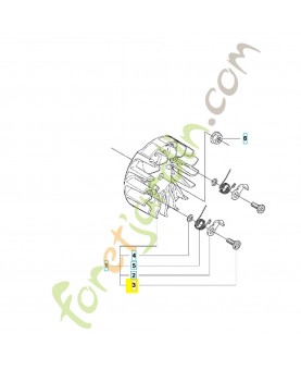 Vis 501819903. Pièce de rechange Husqvarna