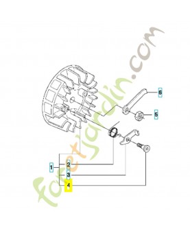 Vis 501819905. Pièce de rechange Husqvarna