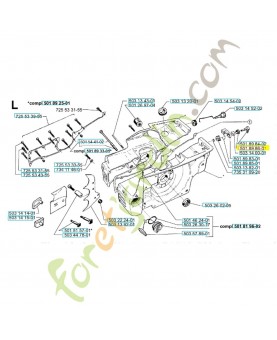Vis 501898601. Pièce de rechange Husqvarna
