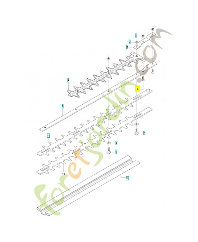 vis 502288601. Pièce de rechange Husqvarna
