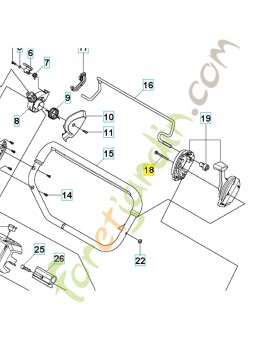 Vis  502435101. Pièce de rechange Husqvarna