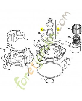 Moteur électrique 230/240v 4774-600-0200. Pièce détachée Stihl / Vicking