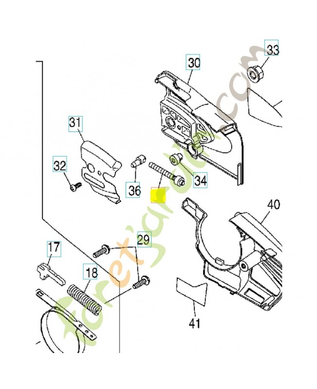 vis 513730701. Pièce de rechange Husqvarna vis 513730701. Pièce de rechange Husqvarna