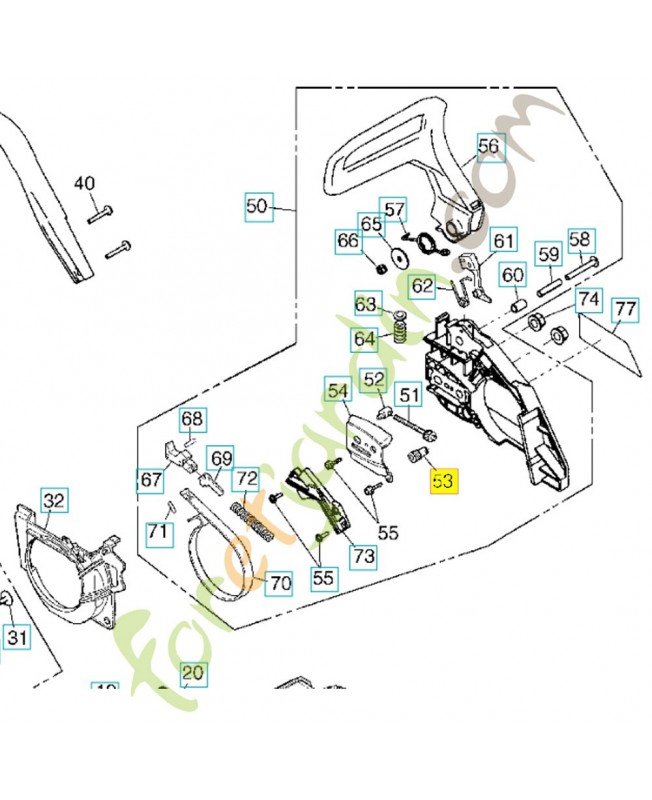 engrenage 513637901- Pièce de détachée Husqvarn engrenage 513637901- Pièce de détachée Husqvarn