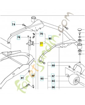 Verrou husqvarna ref. 502642401