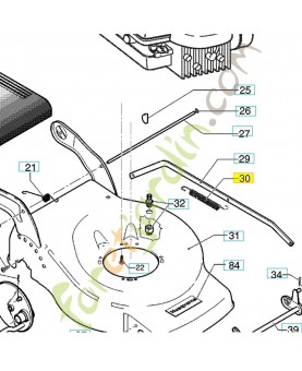 Ressort 531213783. Pièce de rechange Husqvarna