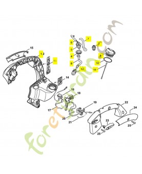 Cadre de poignée 4241-790-5605. Pièce de rechange Sithl / Vicking