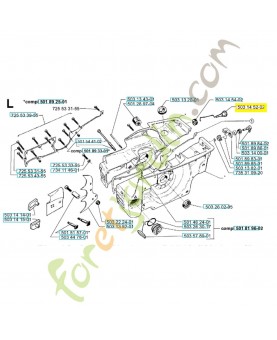 Commande starter 503145202. Pièce de rechange Husqvarna