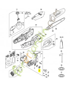 Roulement rainuré à billes 9503-003-9899- Pièce détachée Stihl / Vicking