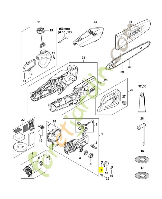 Circlip la02-985-1600.Pièce détachée Stihl / Vicking Circlip la02-985-1600.Pièce détachée Stihl / Vicking