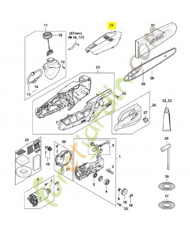 Recouvrement LA02-602-0400.Pièce détachée Stihl / Vicking