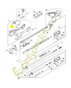 Ressort 4522-791-3100. Pièce détachée Stihl 