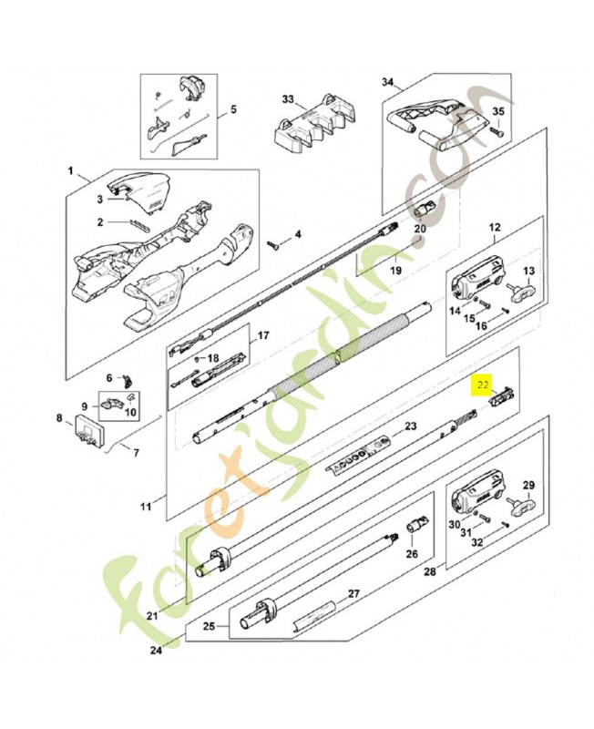 Bouchon stihl réf.LA02-793-7700