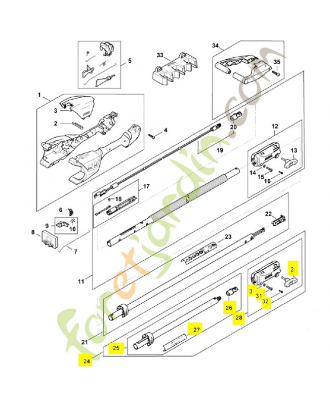 Rallonge 0,5 m la02-820-5000.Pièce détachée Stihl / Vicking Rallonge 0,5 m la02-820-5000.Pièce détachée Stihl / Vicking