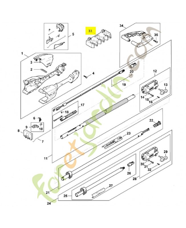 Support mural HA01-501-2100. Pièce détachée Stihl / Vicking Support mural HA01-501-2100. Pièce détachée Stihl / Vicking