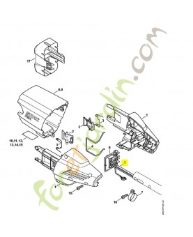 Faisceau de cables 4863-440-3010. Pièce détachée Stihl / Vicking
