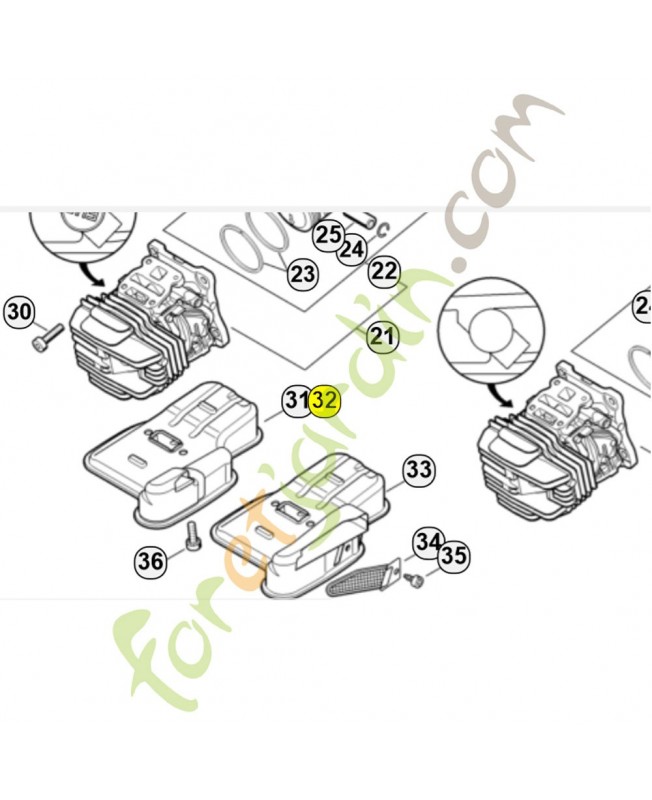 Silencieux ms 201 1145-140-0601