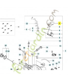 Gâchette de securité 588137701. Pièce détachée Husqvarna