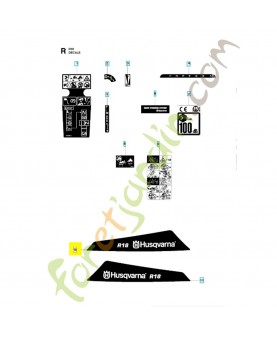 Autocollant 575226901. Pièce de rechange Husqvarna