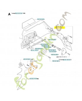 Protecteur 537174101. Pièce de rechange Husqvarna