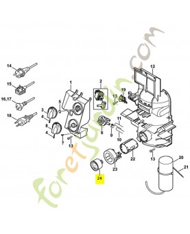 Manomètre 4768-510-4000. Pièce détachée Stihl / Vicking