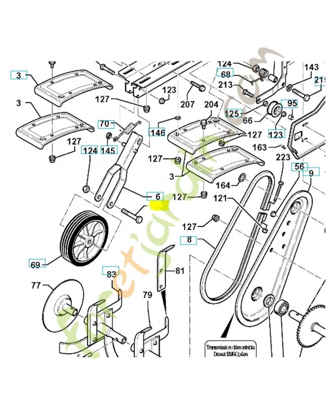 Vis hm 12x80 519653131. Pièce de rechange Husqvarna Vis hm 12x80 519653131. Pièce de rechange Husqvarna