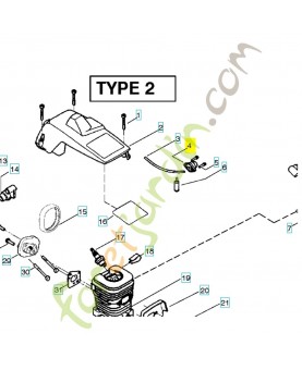Pompe a carburant 530071835 - Pièce de détachée Husqvarna