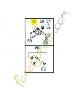Pompe a huile 530071259. Pièce de rechange Husqvarna