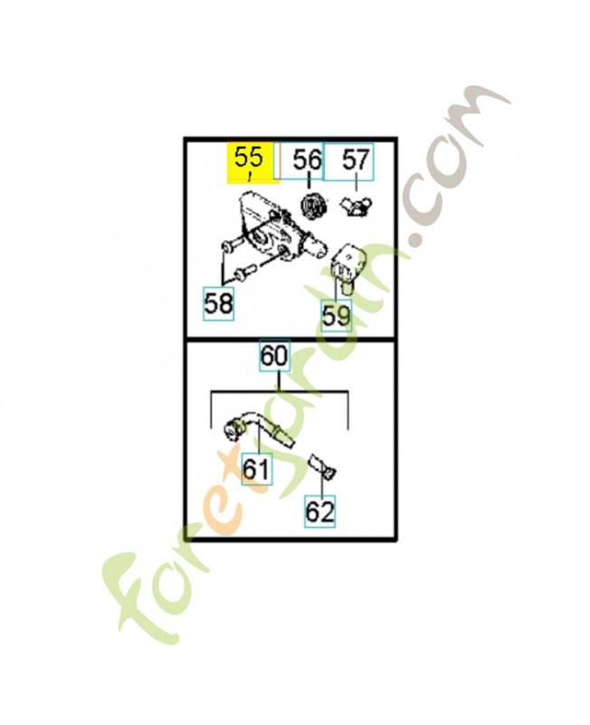 Pompe a huile 530071259. Pièce de rechange Husqvarna Pompe a huile 530071259. Pièce de rechange Husqvarna