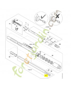 Bouchon LA03-793-7700. Pièce détachée Stihl / Vicking